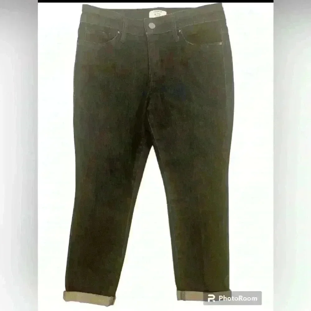 Crown & Ivy dark wash denim capri jeans 8 Petite NWOT